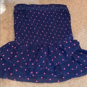 Abercrombie & Fitch strapless blouse